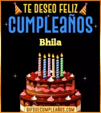 GIF Te deseo Feliz Cumpleaños Bhila